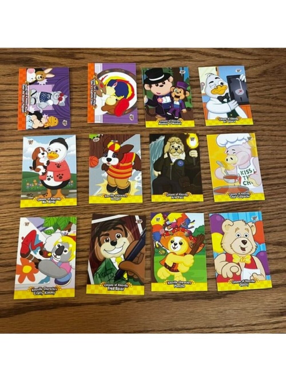 Webkinz Set of 12 Card Lot